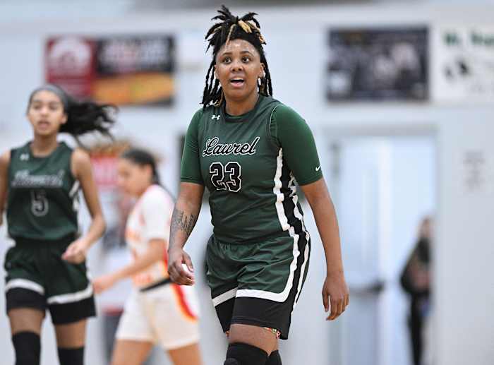 Purcell Marian vs Laurel girls basketball Jeff Harwelll45